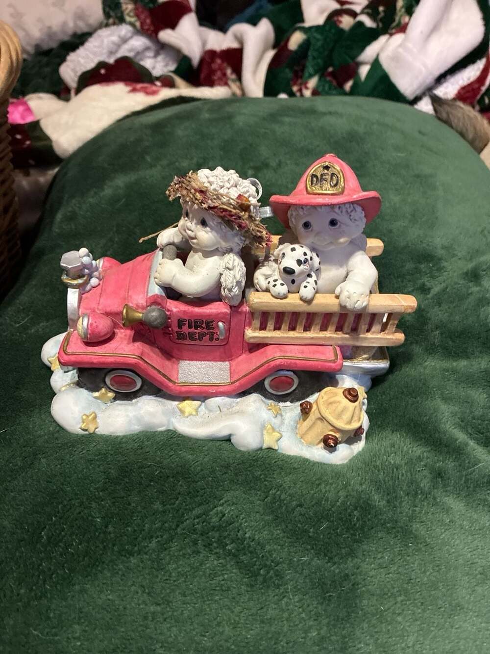 Dreamsicles "Holy Smoke" Fire Truck Figurine #11401